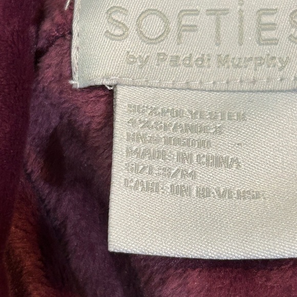 Softies by Paddi Murphy Women’s Plus Velour Cowl Neck Sweatshirt M - Picture 8 of 9